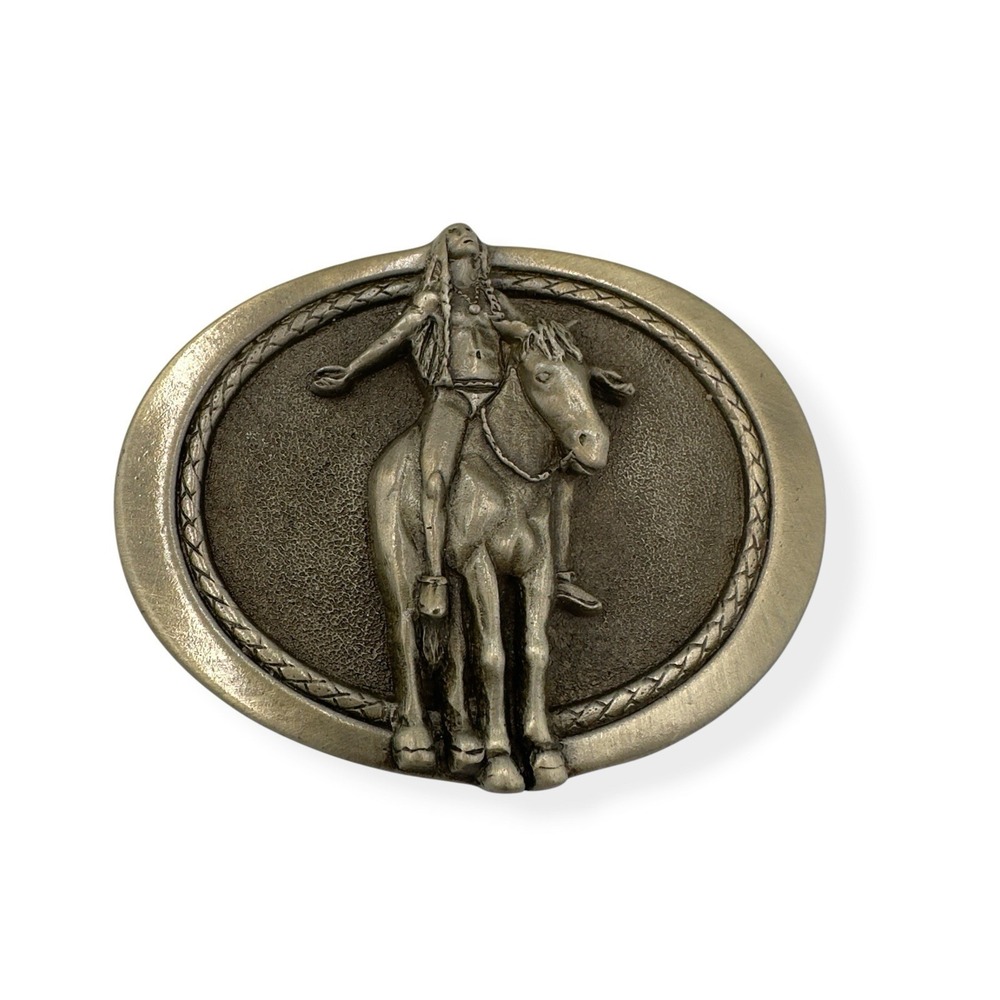 VTG Appeal To The‎ Great Spirit Belt Buckle M&M Limited USA 1982 Native American